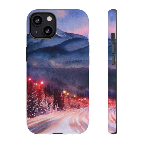 Christmas in Vail Colorado - Impact Resistant Phone Case iPhone 13 Matte